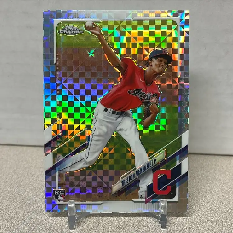 Triston McKenzie - RC Xfractor 2021 Topps Chrome Cleveland Guardians