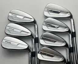 Ping G700 Black Dot Irons 4-PW - Ping AWT 2.0 Regular Flex +0.5" - Good