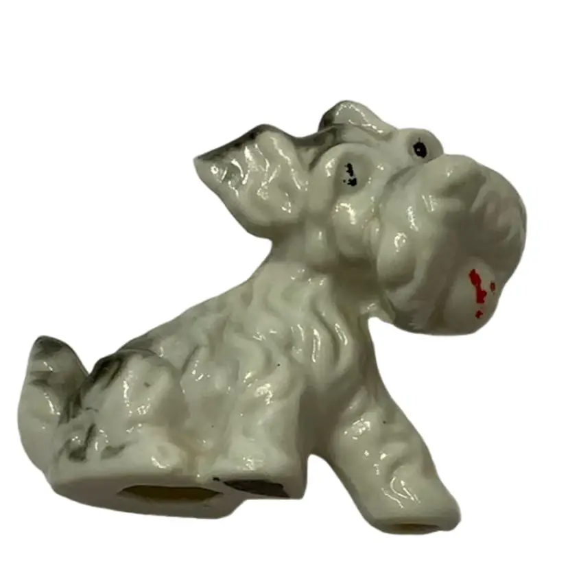 Adorable Derpy Scottie Dog Figurine 2” By 3”