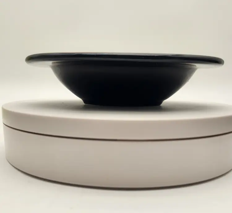 Villa Provence Carrie Olsen Garrard Signed Oval Ceramic Bowl Tuscan Landscape