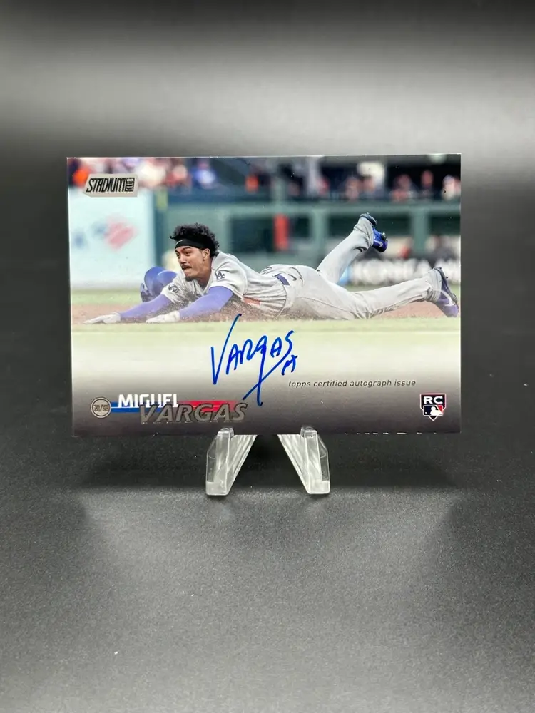 2023 Topps Stadium Club Auto Miguel Vargas #SCBA-MV Rookie Auto RC