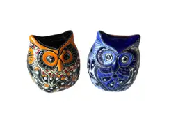 Item # 762 Talavera Owl Pot