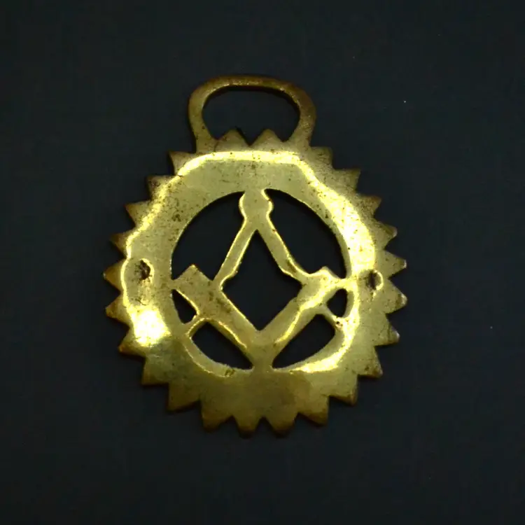 Rustic Brass Horse Bridle Medallions Vintage Barn Decor Country Farmhouse Decor