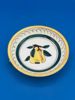 Stangl Vintage Pottery Tureen Style Dessert Bowl W/ "Handles" And Design On Bottom