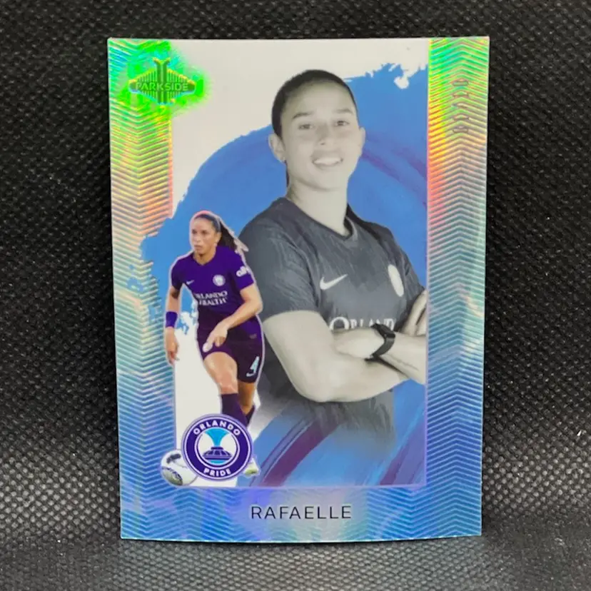 Rafaelle 2024 Parkside Pacific NWSL Blue /10 Orlando Pride Soccer Card