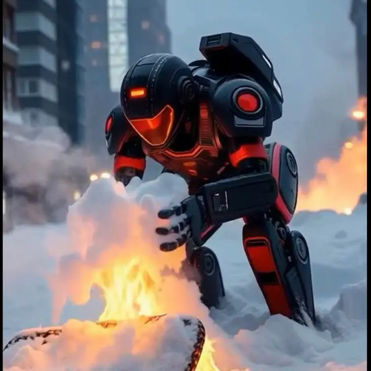 Grim Snow Remover - 9x11 Print