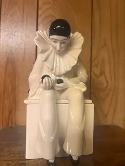 Taste Setter By Sigma Pierrot Mime Clown Trinket Box