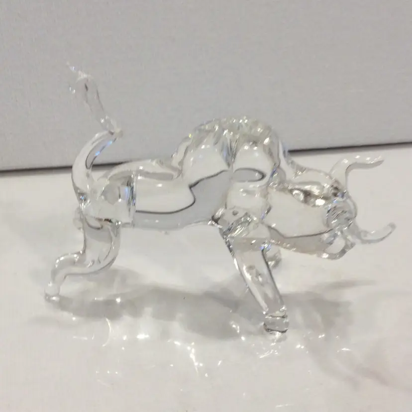 Art Glass Invincible Bull