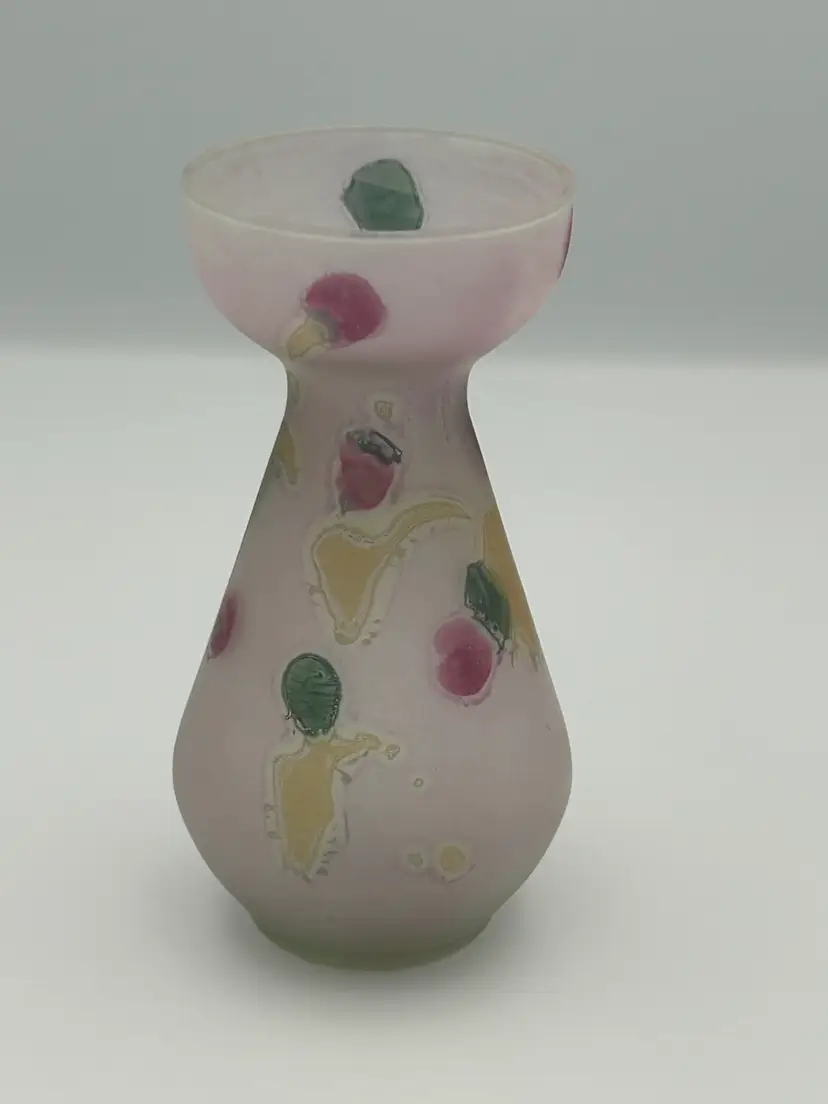 Vitage Israeli Rueven Nouveau Art Glass Vase