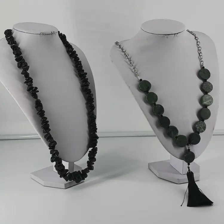 Two Gemstone Necklace