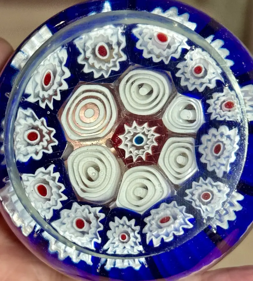 Murano Millefiori Artglass Paperweight