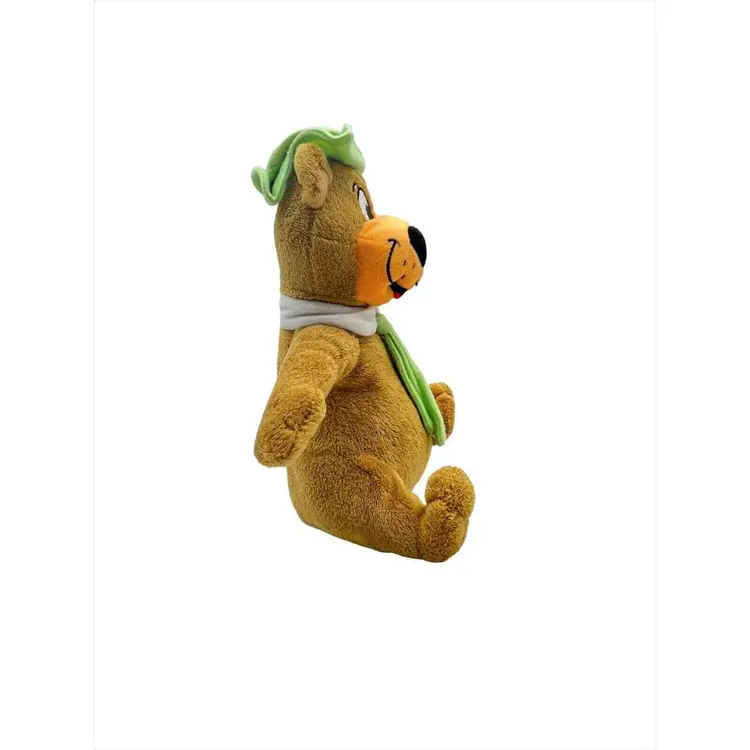 WB Hanna Barbera 9" Sitting Yogi Bear Plush Brown Green Hat Tie