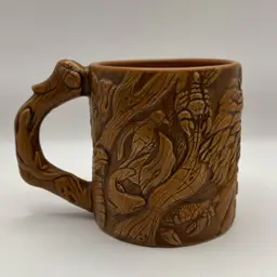 Disney Parks Tree of Life Animal Kingdom Large 24 Oz. 3D Sculpted Ceramic Mug