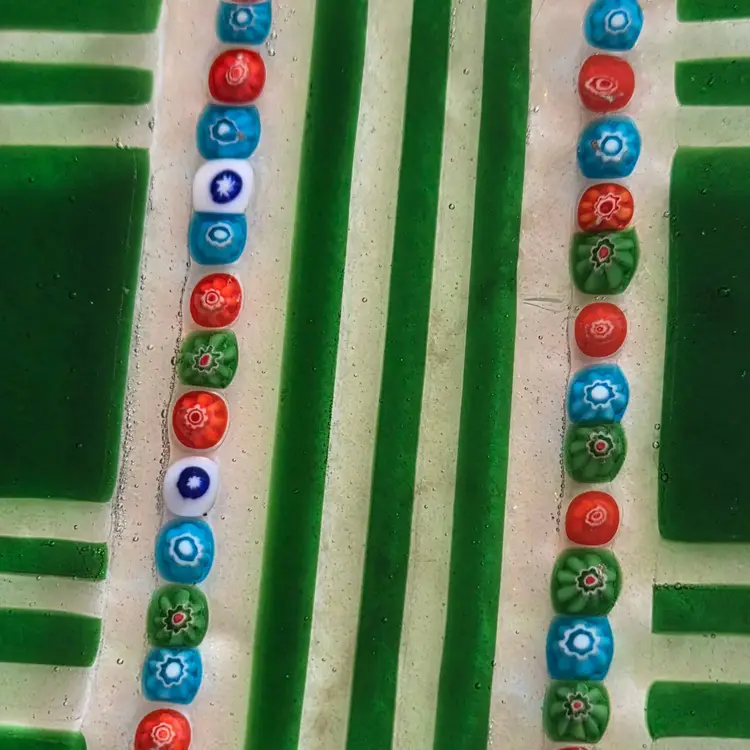 Fused Art Glass Trinket Dish