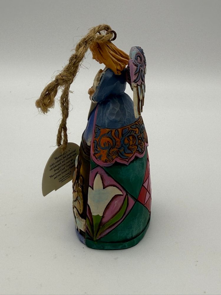 JIM SHORE Heartwood Creek Angel Nativity Christmas Ornament 2005 #C4005767
