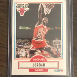 Michael Jordan 1990 Fleer