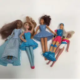 Lot Of 5 McDonald’s Happy Meal Barbie Toys Various Years