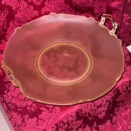 Depression Glass Yellow Frosted Bowl