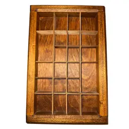 Wood Smalls Trinket Display Shelf 12 1/4”Tx8”Wx1 1/8”deep