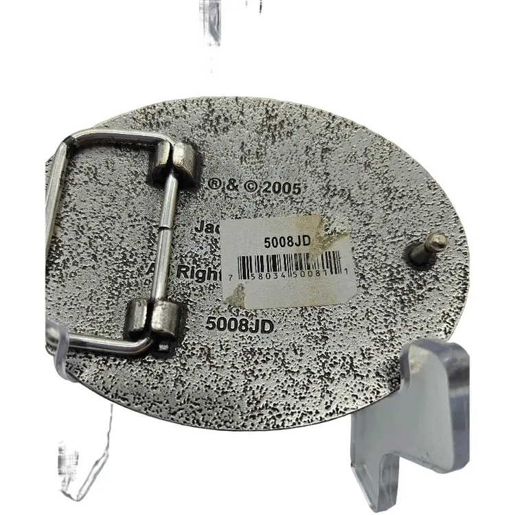 2005 Jack Daniels Ornate Silver Belt Buckle