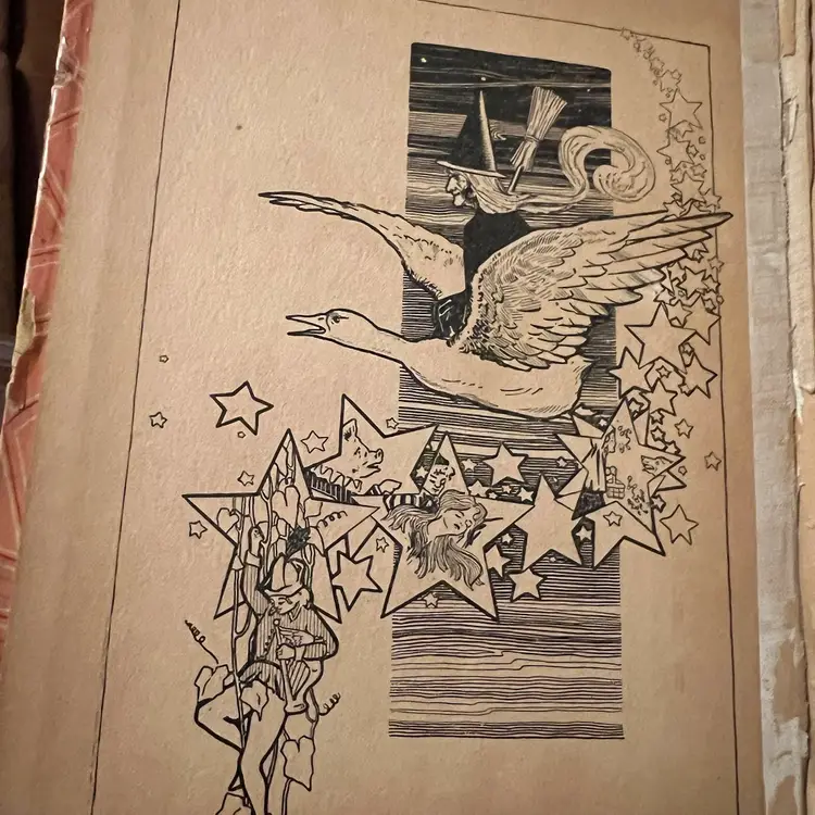 ANTIQUE Puss N Boots Book AS IS