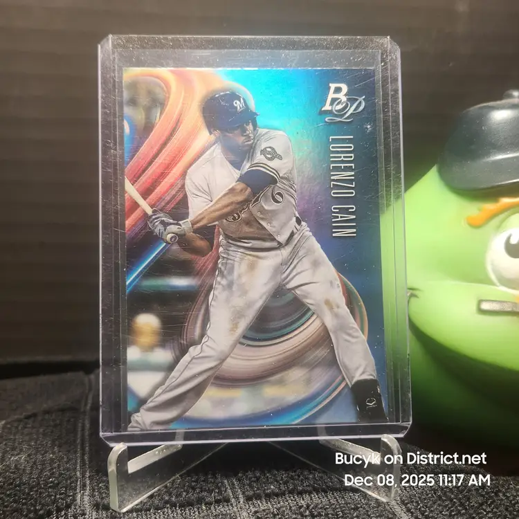 2018 Bowman Platinum - Lorenzo Cain Milwaukee Brewers