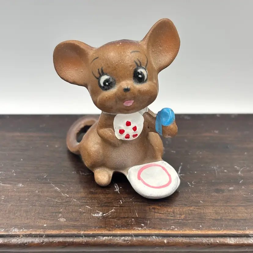 Vintage Josef Originals Mouse “Nibbles” Japan 2.25”