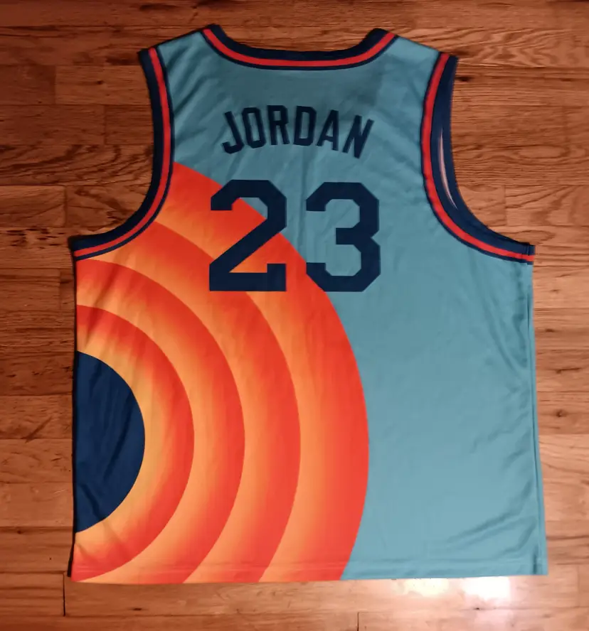 Tune squad Michael Jordan #23 Jersey basketball tank top muscle shirt hoops