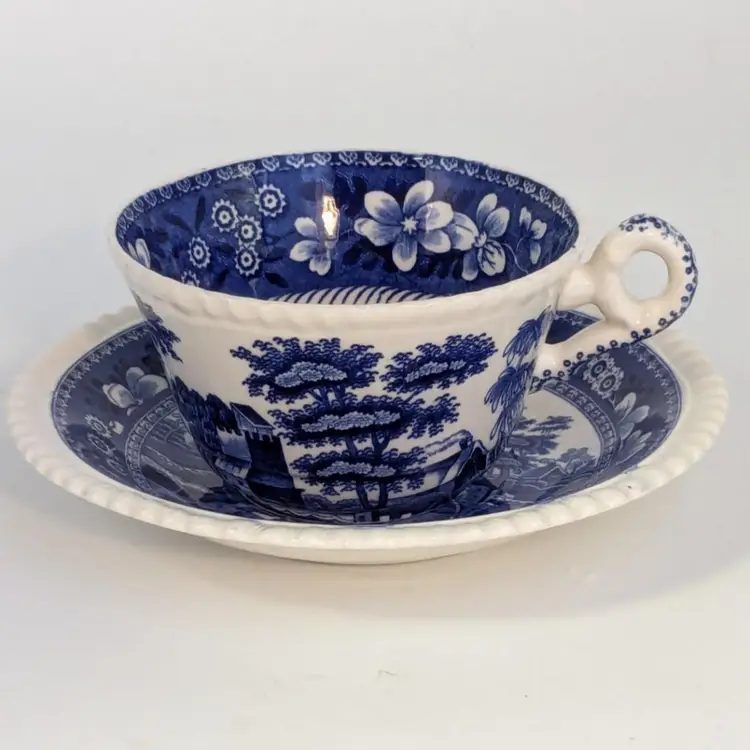Vintage Copeland Spode's Tower Teacup and Saucer England