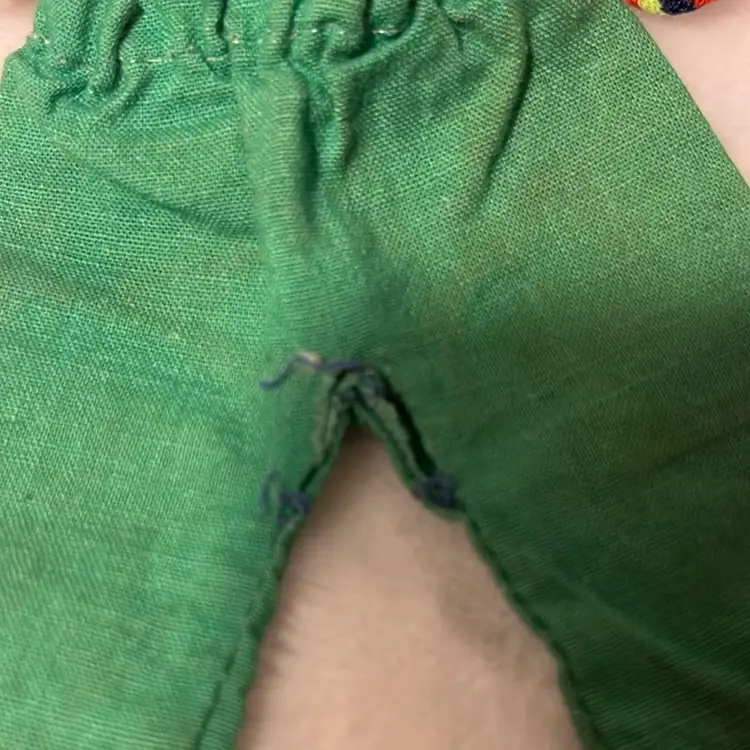 Vtg Bert Knickerbocker Sesame Street Plush Clothes Only, 2pc