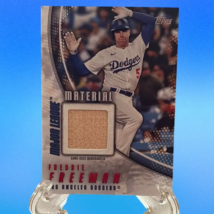 Freddie Freeman Dodgers 2025 Topps Game Used Materials