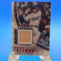 Freddie Freeman Dodgers 2025 Topps Game Used Materials