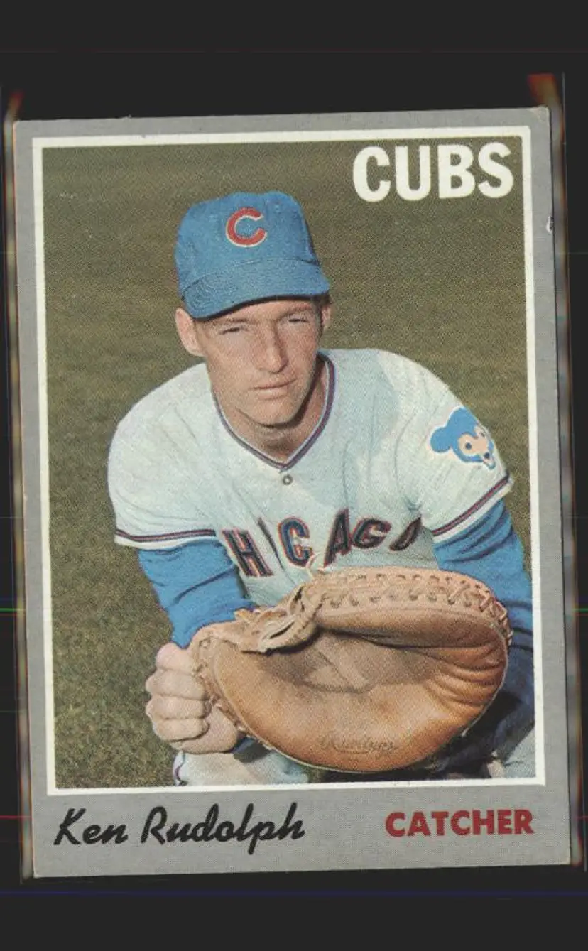 Ken Rudolph 1970 Topps #46 - () - Chicago Cubs