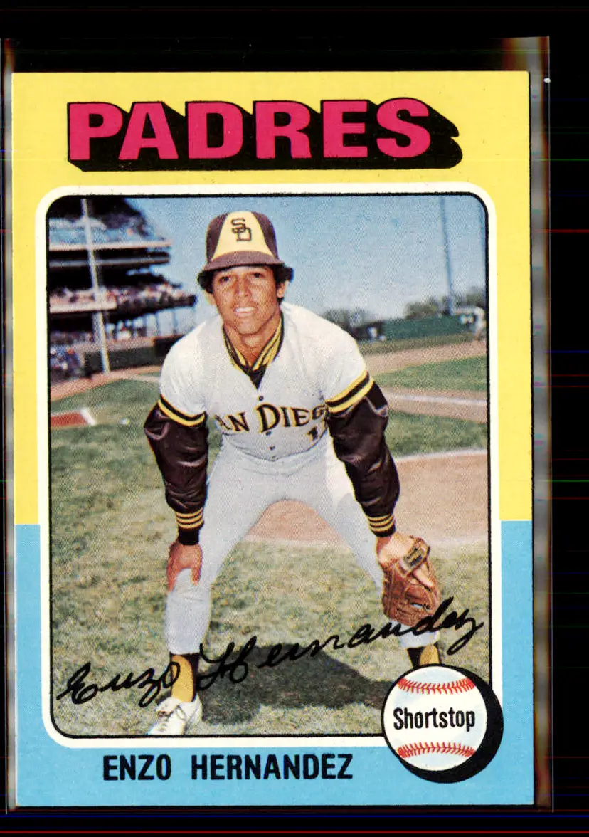 Enzo Hernandez 1975 Topps #84 - San Diego Padres - (pk4-51)