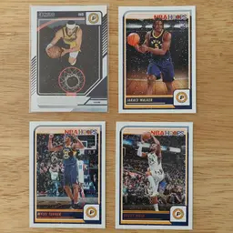 Lot of 7 Indians Pacers cards. Rookies, inserts, parallels +