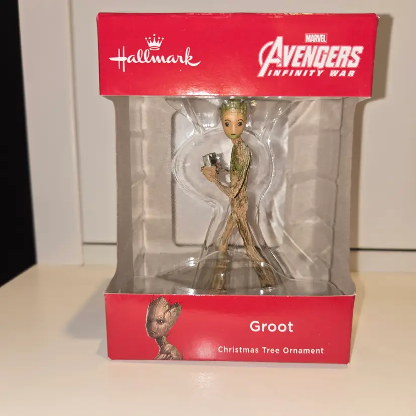 New Hallmark Avengers Infinity War Teen Groot ornament