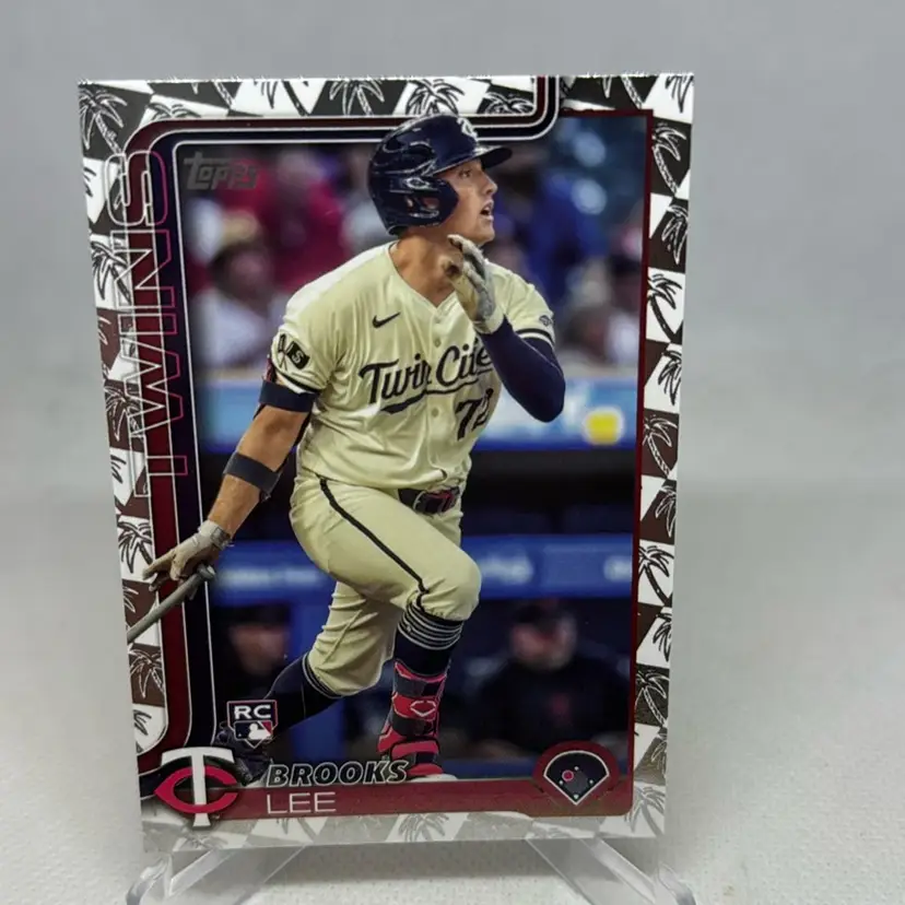 Brooks Lee 2025 Topps #317 Palm Trees RC Minnesota Twins