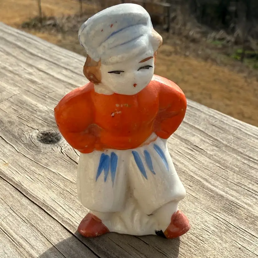 MidCentury Japanese Bisque "Dutch Boy" Figurine