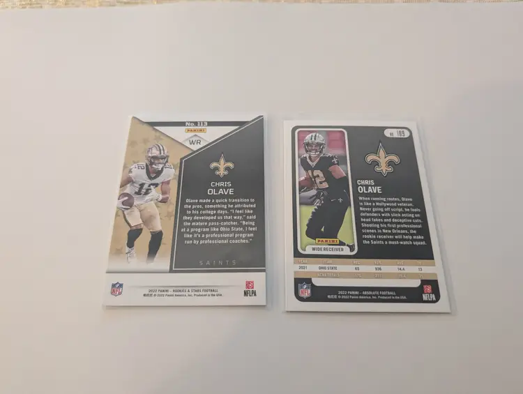 Chris Olave RC Card Lot