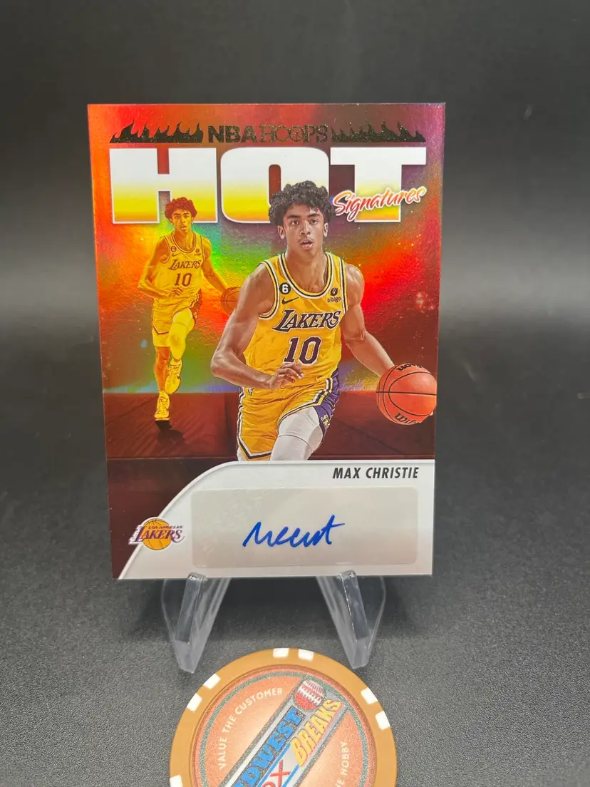 Max Christie Auto 2023-24 Nbahoops Los Angeles Lakers