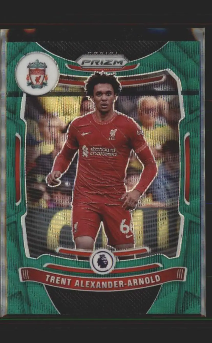 2021-22 Prizm Premier League #79 Trent Alexander-Arnold Green Wave - ( 138 ) - Liverpool