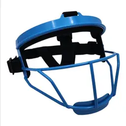 Dinictis Softball Face Mask, Lightweight, w/ Wide Field Vision - SIZE M - BLUE