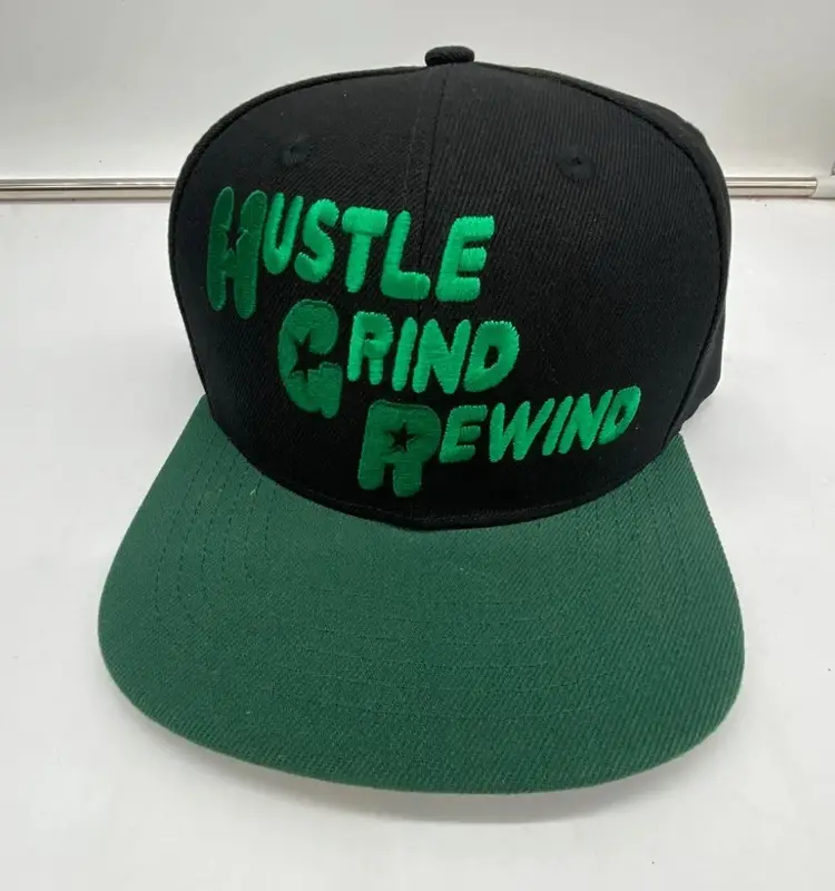Hustle Grind Rewind Money Hat