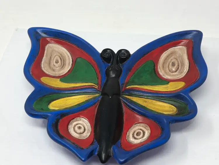 Hobbyist Ceramic Butterfly Trinket Dish Gare Mold 1978