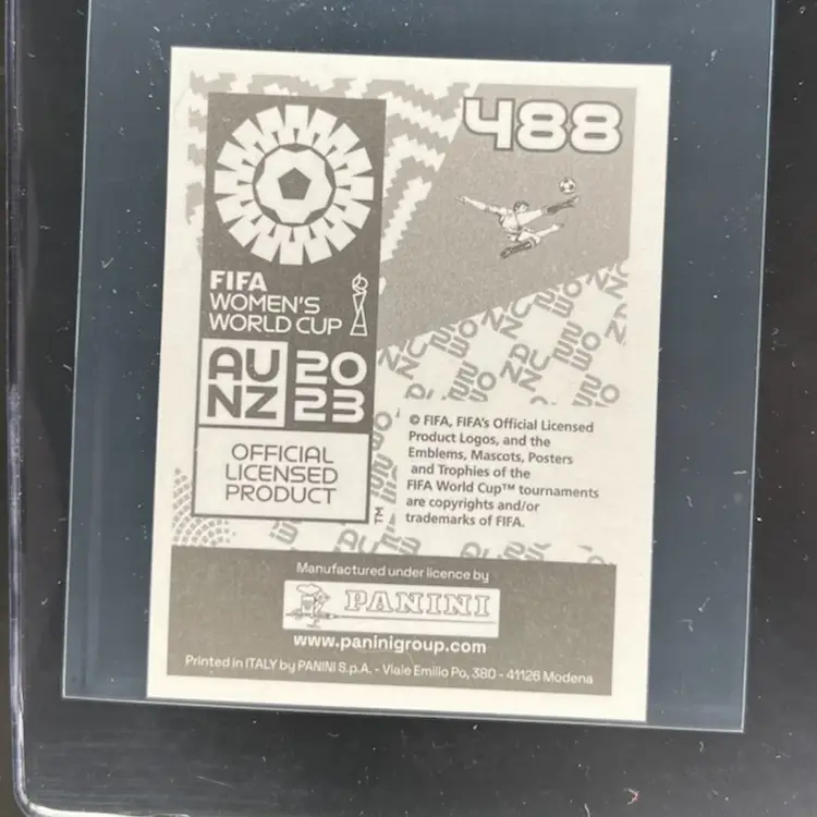 Arianna Caruso 2023 Panini Women’s World Cup Sticker Italy Soccer Card