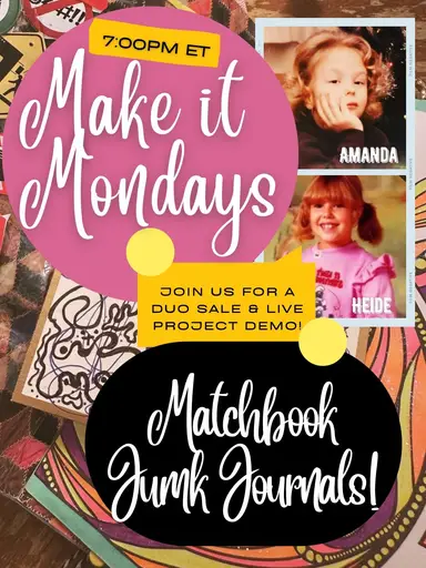 Mini Matchbook Junk Journals W/ Heide! 