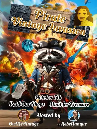 Pirate Vintage Invasion 🏴‍☠️ Auntie Q's 🏴‍☠️