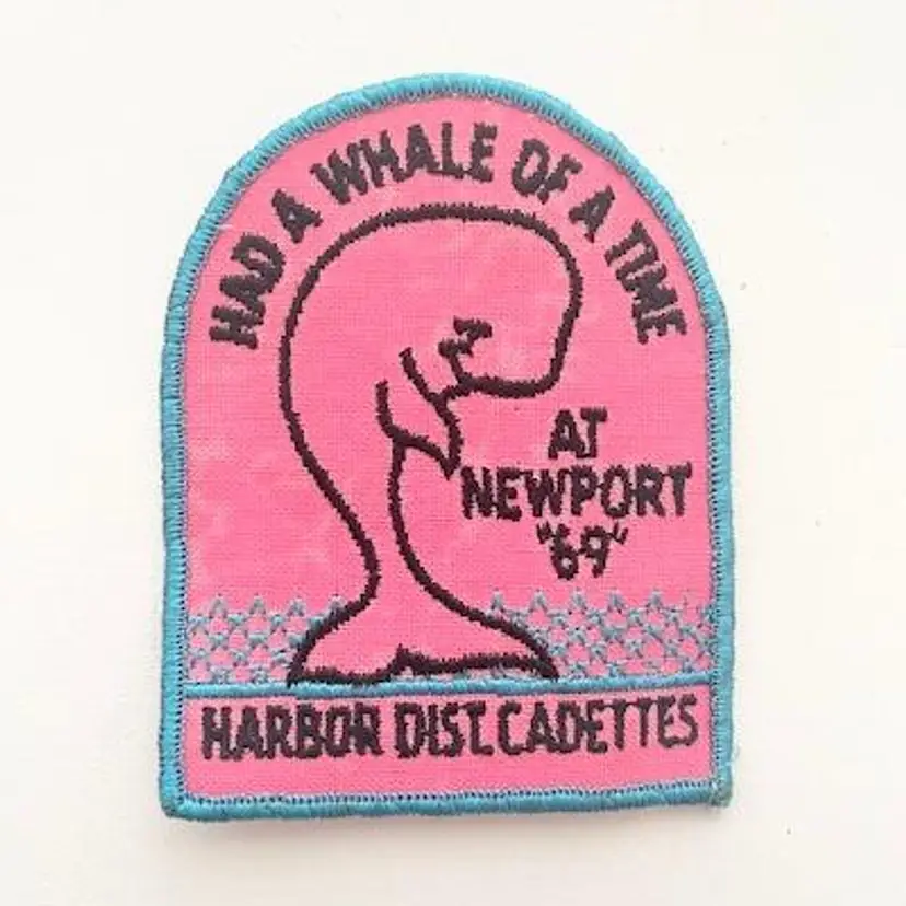 Newport '69 Harbor District Cadettes Patch Badge Vintage 1960s