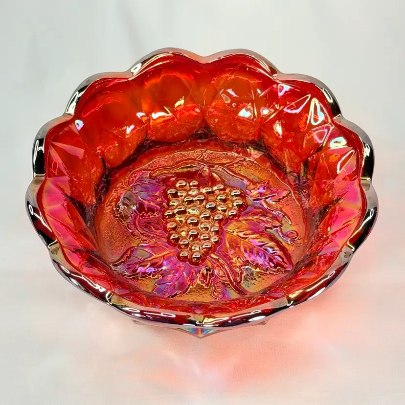 Fenton Carnival Glass Bowl 6”