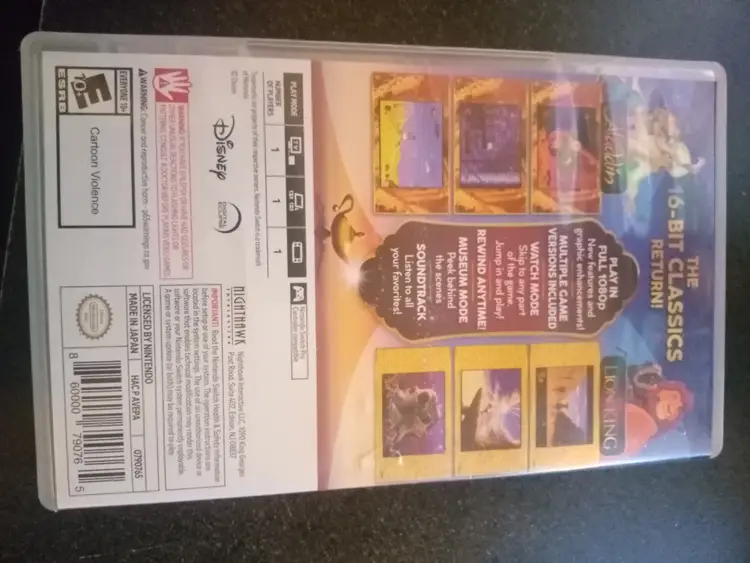 Disney classic games. Aladdin and the Lion King